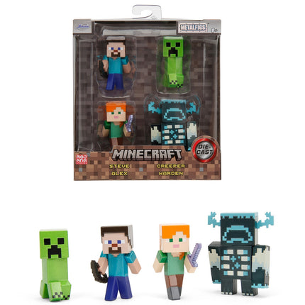 Minecraft nano figurky 4 ks