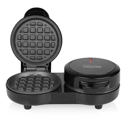 Mini Belgian Waffle Maker 1100W for 2 Waffles at a Time, Non-Stick, PFAS Free