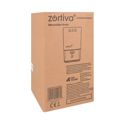 Mini Dehumidifier with 1400 ml Tank, Timer and 7-Colour LED, 380 ml/Day, White