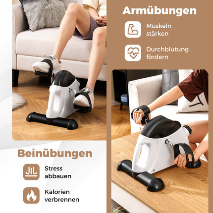 Mini Exercise Bike with LCD Display for Arm & Leg Workouts