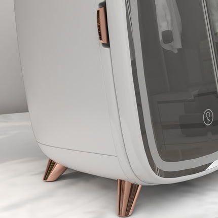 Portable 6L mini fridge - cools cosmetics and drinks