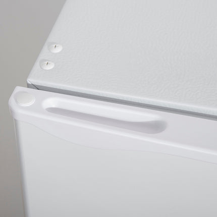 Mini Fridge with Freezer, 91L Capacity, Quiet, White
