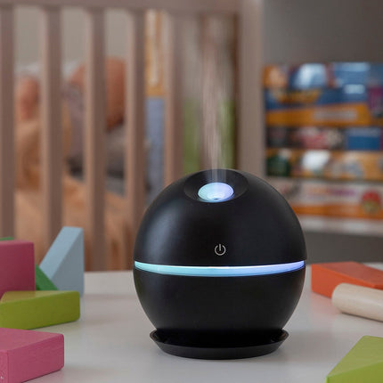Mini zvlhčovač a aroma difuzér černý InnovaGoods