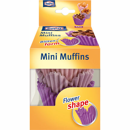 Mini formy na muffiny ve tvaru květiny 45-p 20 ks DFP