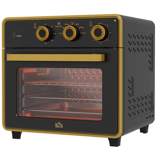 Minitrouba 20L s horkovzduchem – časovač, gril, plech, 1400W