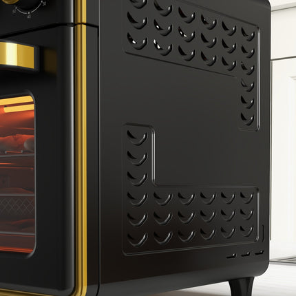 Minitrouba 20L s horkovzduchem – časovač, gril, plech, 1400W