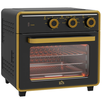 Minitrouba 20L s horkovzduchem – časovač, gril, plech, 1400W