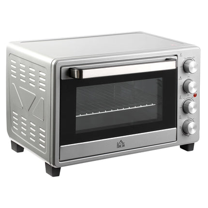 Elektrická mini trouba 32L, 1600W, nerez a sklo