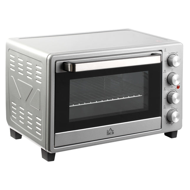 Elektrická mini trouba 32L, 1600W, nerez a sklo