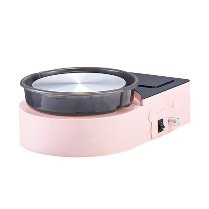Mini Pottery Wheel 6 In, Adjustable Speed, Tools Kit, Pink