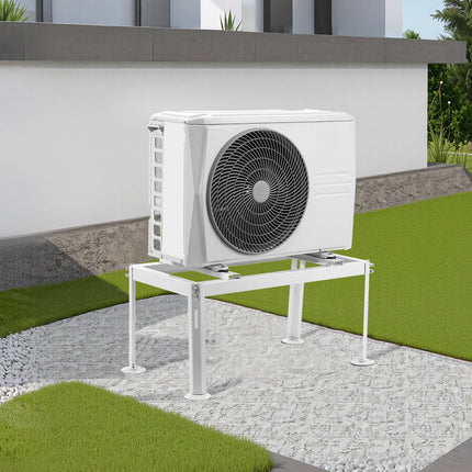 Mini Split Ground Stand, Adjustable, Anti-Vibration, 9000-24000 BTU