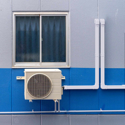 Mini Split Line Set Cover 5.4m, PVC 75x60mm White