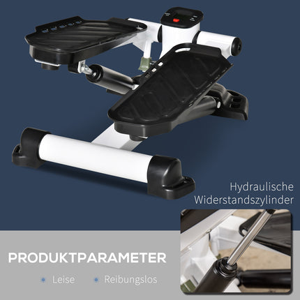 Mini stepper s LCD, velké pedály - kompaktní tréninkové vybavení