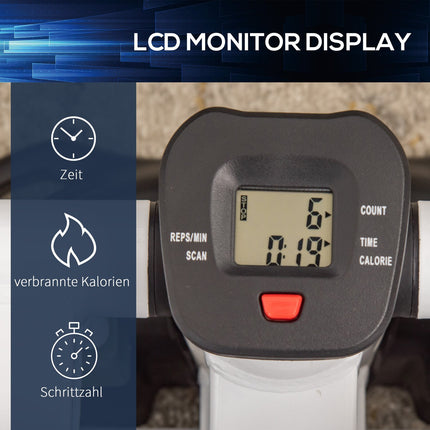 Mini stepper s LCD, velké pedály - kompaktní tréninkové vybavení