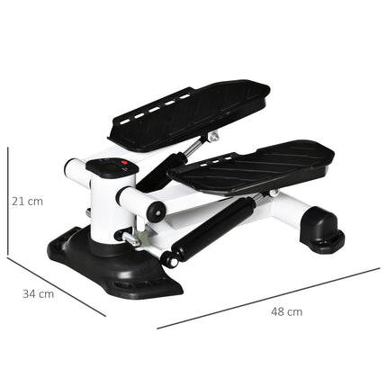 Mini stepper s LCD, velké pedály - kompaktní tréninkové vybavení