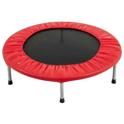 Mini trampolína, skládací, 97cm, nosnost 150kg, červená