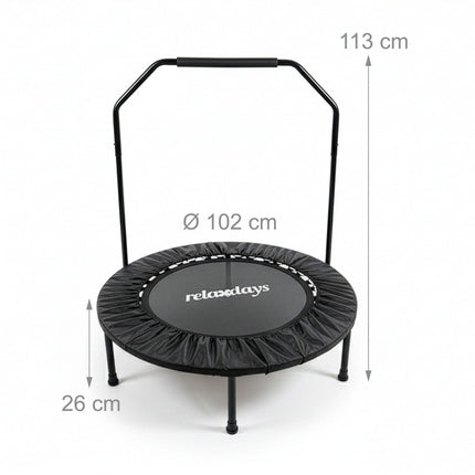 Mini trampolína s bezpečnostní tyčí, průměr 102 cm