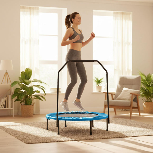 Mini trampolína s bezpečnostní tyčí, průměr 102 cm