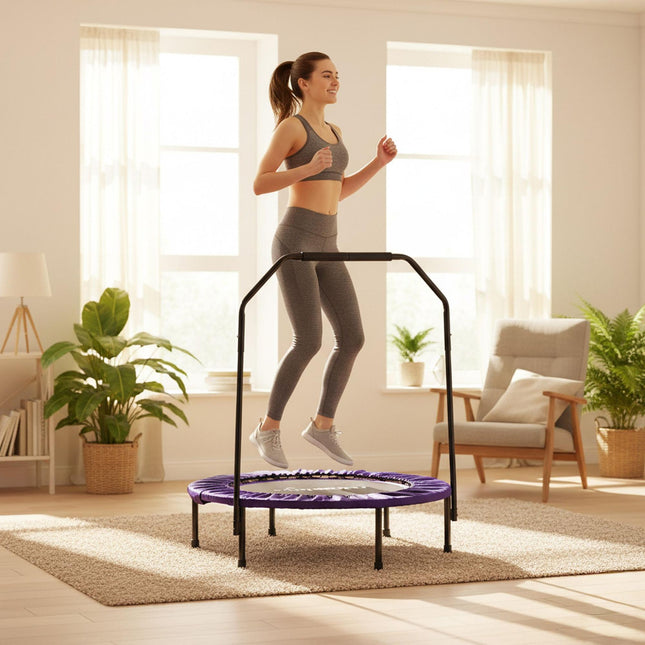 Mini trampolína s bezpečnostní tyčí, průměr 102 cm