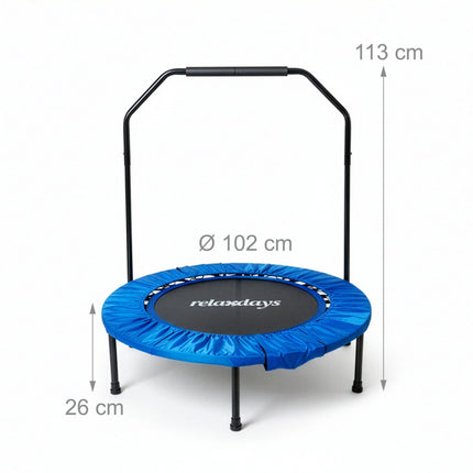Mini trampolína s bezpečnostní tyčí, průměr 102 cm