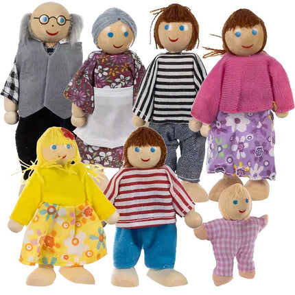 Miniaturní panenky - 7 ks. Kruzzel 19764