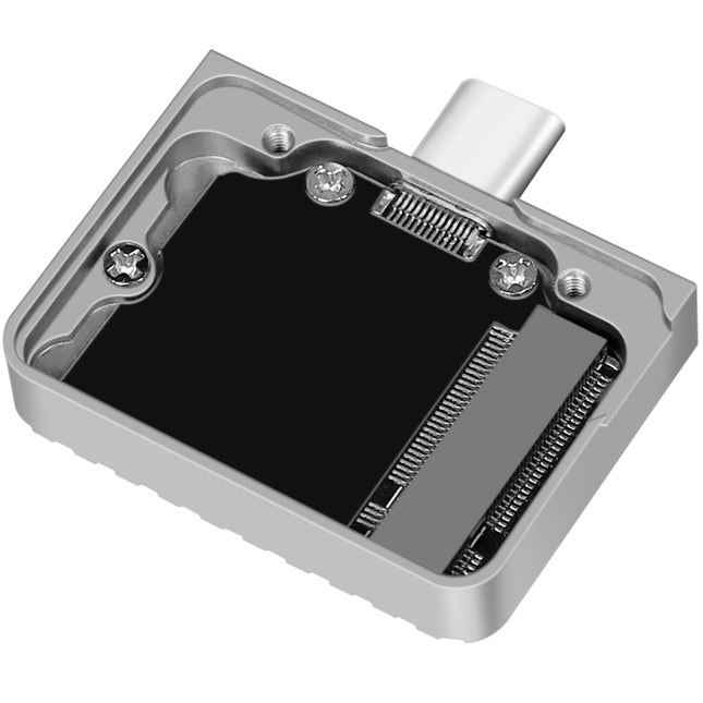 Mini box pro PCIe NVMe SSD USB-C hliník