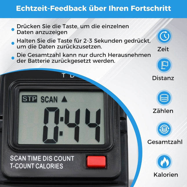 Mini fitness rotoped trenažér paží a nohou s nastavitelným odporem černý