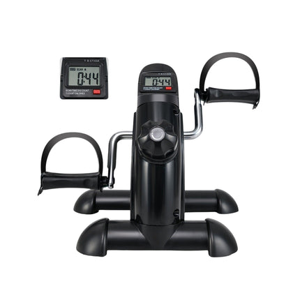 Mini fitness rotoped trenažér paží a nohou s nastavitelným odporem černý