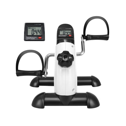 Mini fitness rotoped trenažér paží a nohou s nastavitelným odporem bílý