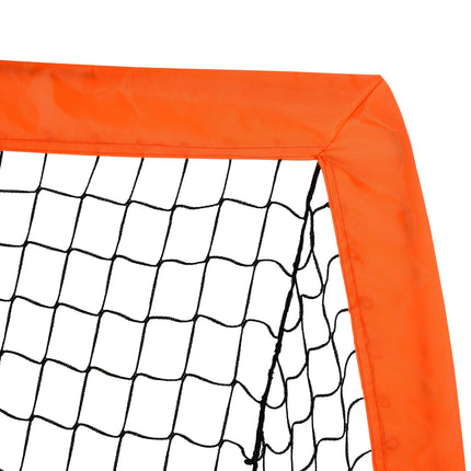 Mini folding soccer goals, metal and Oxford cloth, set of 2