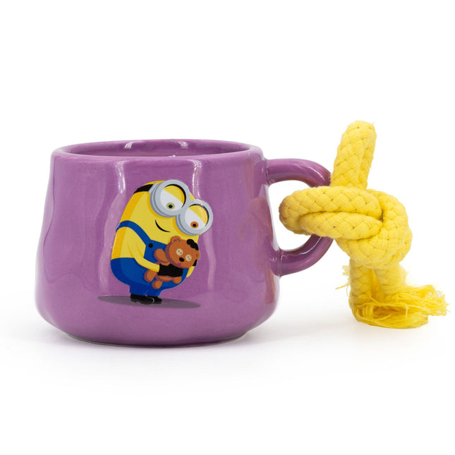 Vonná svíčka Minions v keramickém hrnku, ovocně květinová vůně
