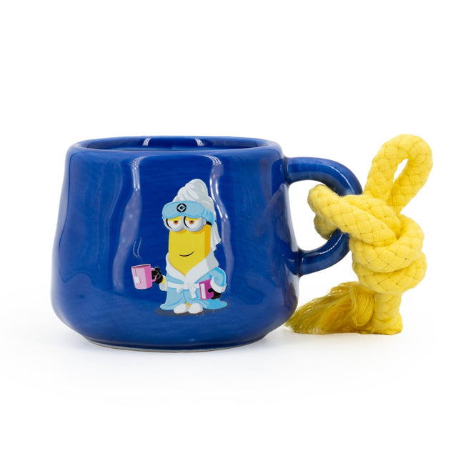 Vonná svíčka Minions v keramickém hrnku – ovocná a květinová