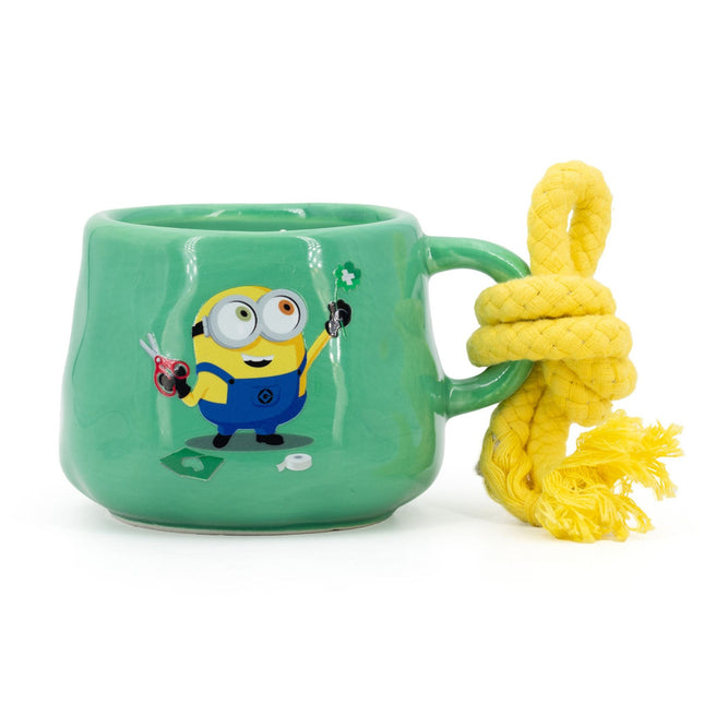 Vonná svíčka Minions v keramickém hrnku – ovocná a květinová