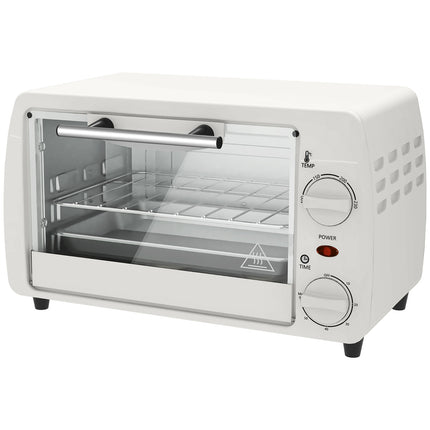 Kompaktní elektrická trouba 10L, 750W, 230°C, časovač, krémová