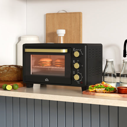 Minitrouba 16L, 1400W, gril a pečicí plech, černá