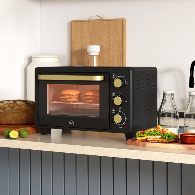 Minitrouba 16L, 1400W, gril a pečicí plech, černá