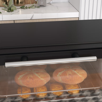 Nerezová mini trouba 9L, 750W, nastavitelný časovač