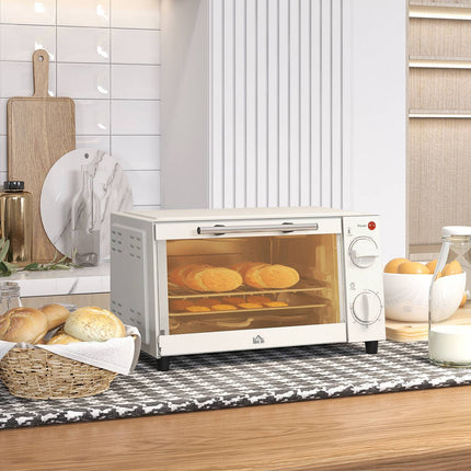 Minitrouba 9L – 750W, časovač, nastavitelná teplota, krémově bílá