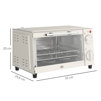 Minitrouba 9L – 750W, časovač, nastavitelná teplota, krémově bílá