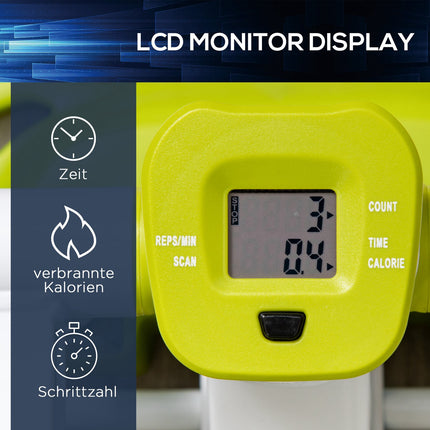 Mini stepper pro domácnost s LCD displejem, protiskluzové pedály