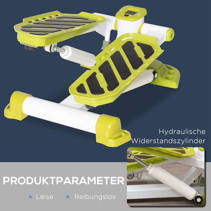 Mini stepper pro domácnost s LCD displejem, protiskluzové pedály