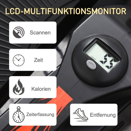Mini stepper s LCD, nastavitelný odpor, protiskluzové stupačky