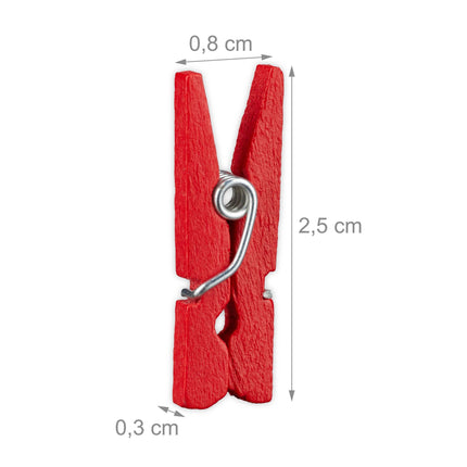 Mini-Holzklammern 400er Set