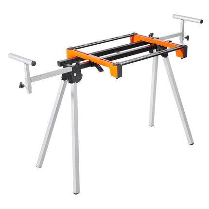 Miter Saw Stand, 300 lb Steel Folding Adjustable Height