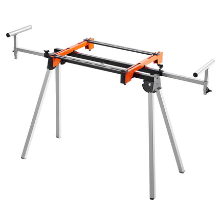 Miter Saw Stand, 300 lb Steel Folding Adjustable Height