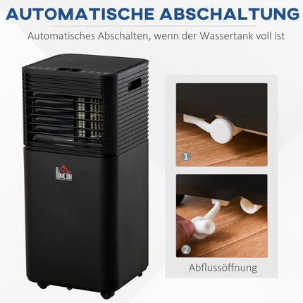 Přenosná klimatizace 8000 BTU, 4v1 s dálkovým ovládáním