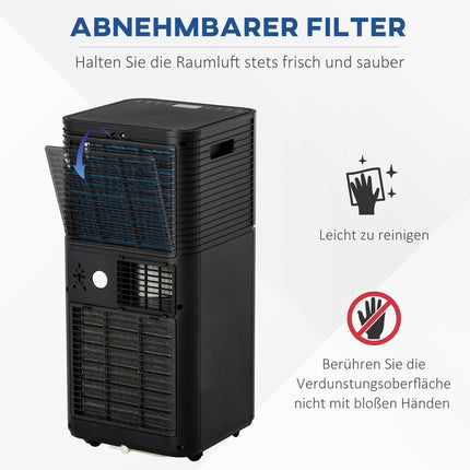 Přenosná klimatizace 8000 BTU, 4v1 s dálkovým ovládáním