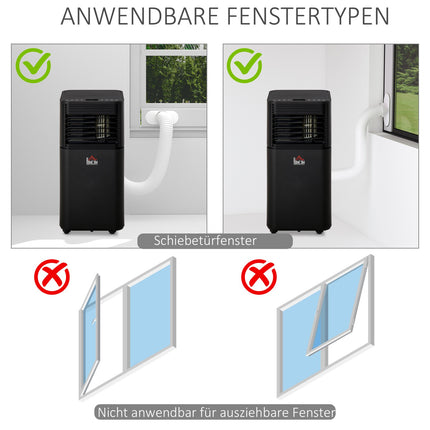 Přenosná klimatizace 8000 BTU, 4v1 s dálkovým ovládáním
