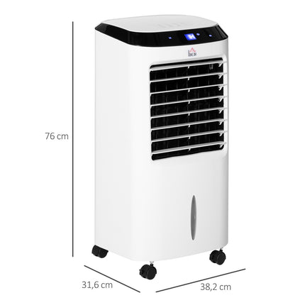 Přenosná klimatizace se zvlhčovačem a dálkovým ovládáním, 600W