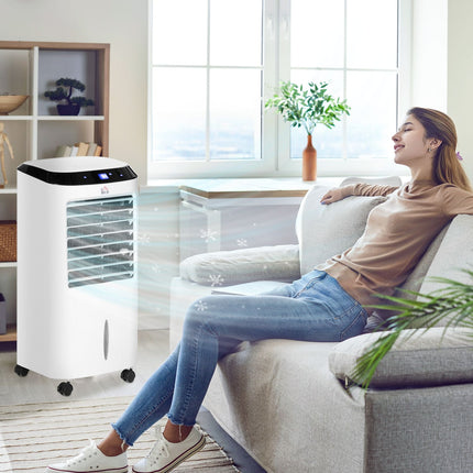 Přenosná klimatizace se zvlhčovačem a dálkovým ovládáním, 600W